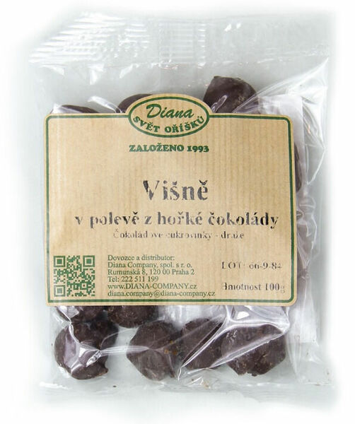 Diana Company Višně v polevě z hořké čokolády 100g porovnat ceny