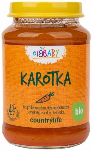 Country Life Příkrm mrkev BIO 190g porovnat ceny