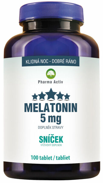Pharma Activ  Melatonin 5mg Sníček 100 tablet porovnat ceny