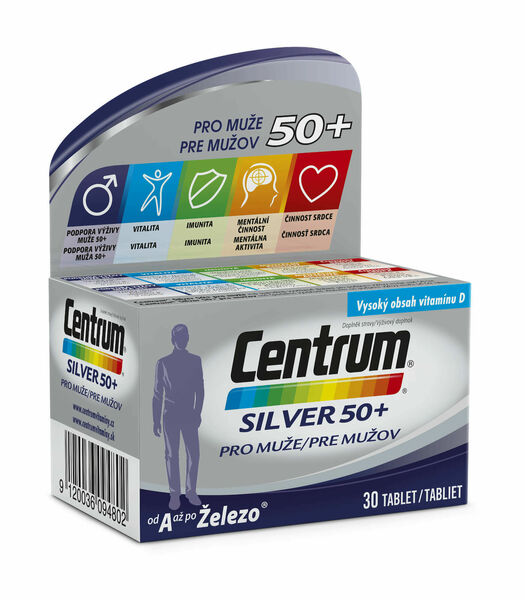 Centrum pro Muže 50+ 30 tablet porovnat ceny