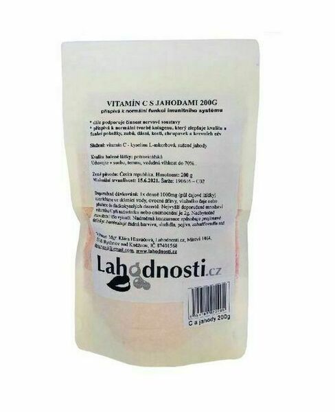 Lahodnosti Vitamín C s jahodami 200 g porovnat ceny