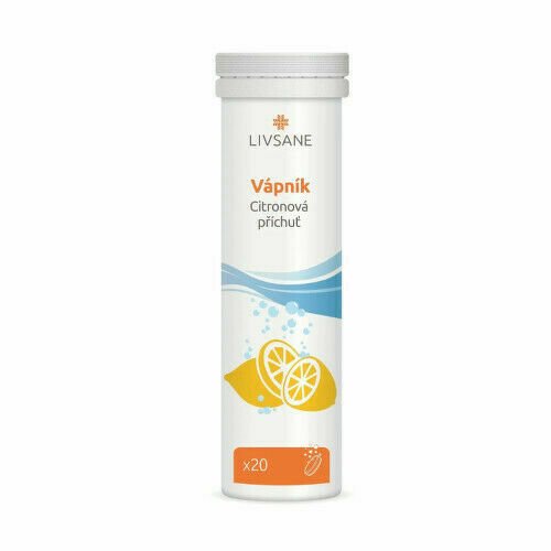 LIVSANE Šumivé tablety CZ Vápník citron 20ks porovnat ceny