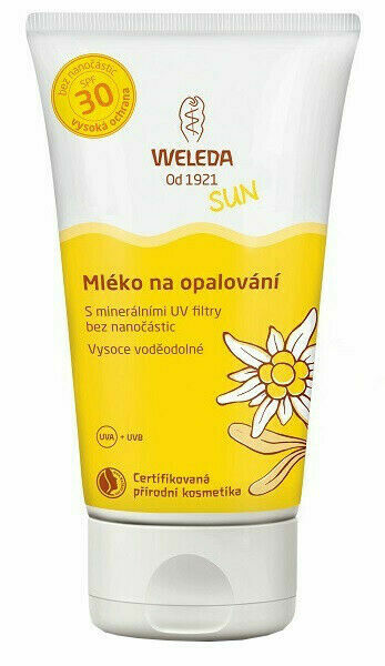 Weleda Mléko na opalování SPF30 150ml porovnat ceny