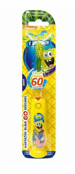 Sponge Bob  SpongeBob blikající kartáček s časovačem 1ks porovnat ceny