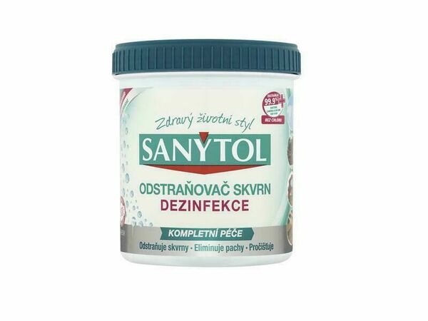 Sanytol Dezinfekční odstraňovač skvrn 450g porovnat ceny