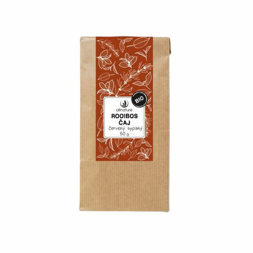 Allnature Rooibos čaj červený sypaný BIO 50g porovnat ceny