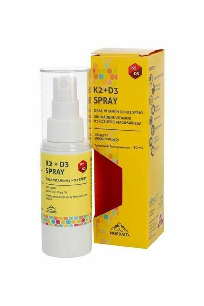 Nordaid Vitamín K2 + D3 ve spreji 30ml porovnat ceny