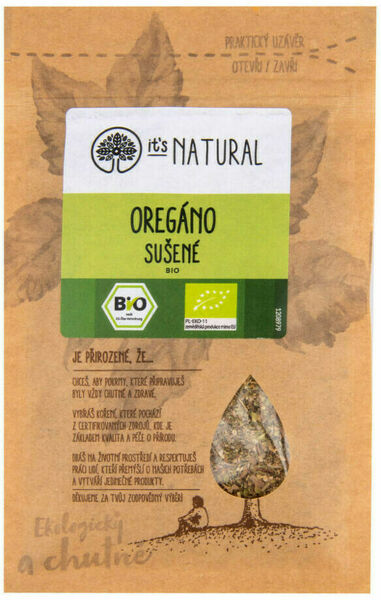 It’s NATURAL Oregáno sušené BIO 7g porovnat ceny