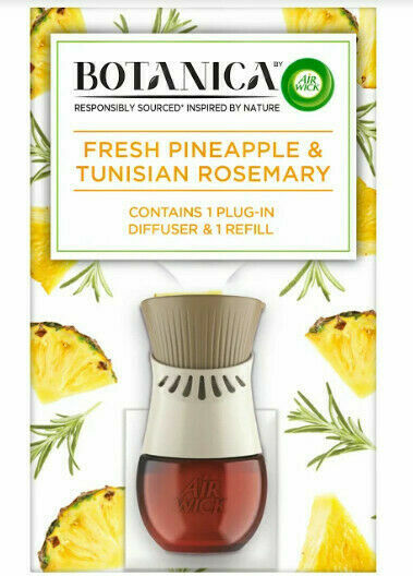 Airwick  Botanica by Air Wick elektrický osvěžovač vzduchu (strojek a náplň) - Svěží ananas a tuniský rozmarýn 19ml porovnat ceny
