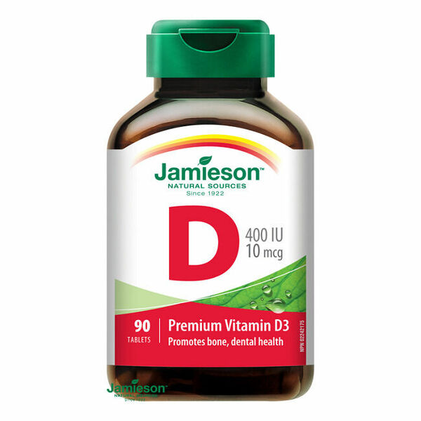Jamieson Vitamín D3 400 IU 90 tablet porovnat ceny