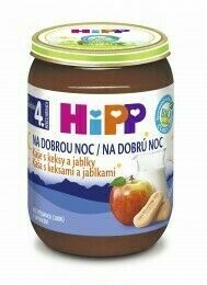 HiPP NA D.NOC BIO Kaše s keksy a jablky 190g porovnat ceny
