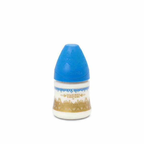 SUAVINEX Láhev PREMIUM COUTURE 2018 Silikon 150ml - Tmavě modrá porovnat ceny