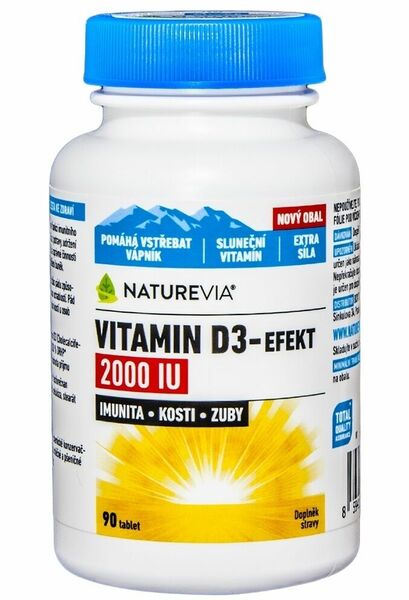 Swiss NatureVia Vitamin D3-Efekt 2000IU 90 tablet porovnat ceny