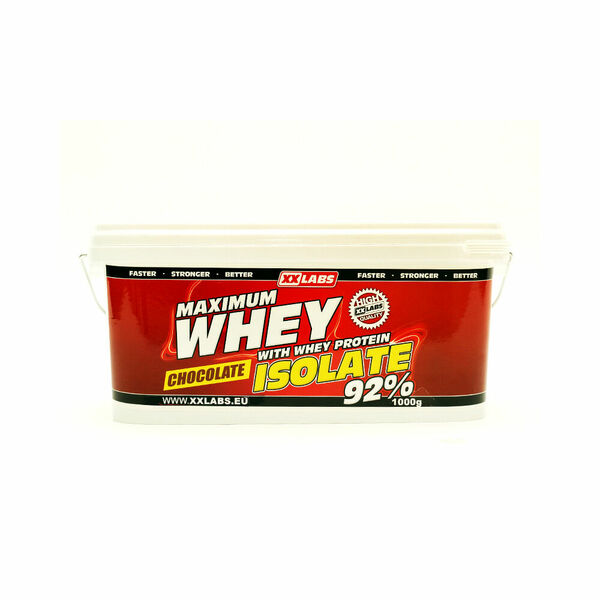XXLABS Maximum Whey Protein Isolate čokoládový 1000 g porovnat ceny