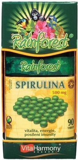 VitaHarmony Spirulina 500mg 90 100% organická 90 tablet porovnat ceny