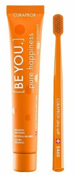 CURAPROX BE YOU Pure Happiness set Past 90ml + CS 5460 Orange porovnat ceny