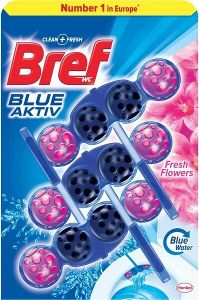 Bref Blue Aktiv WC Blok Fresh Flowers 3x50g porovnat ceny