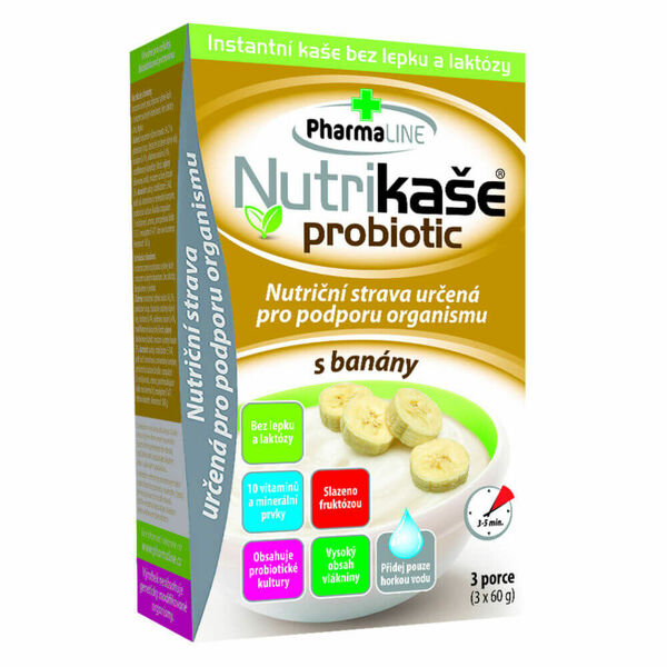 PHARMALINE Nutrikaše probiotic S banány 3x60 g porovnat ceny