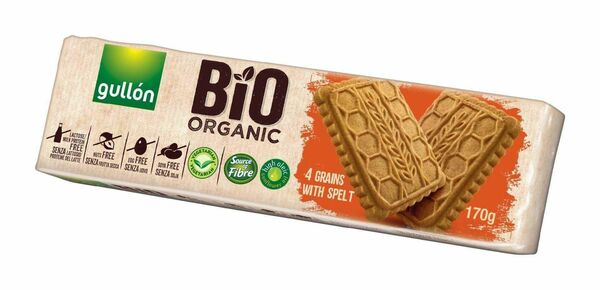 Gullón BIO sušenky se 4 druhy obilovin 170g porovnat ceny