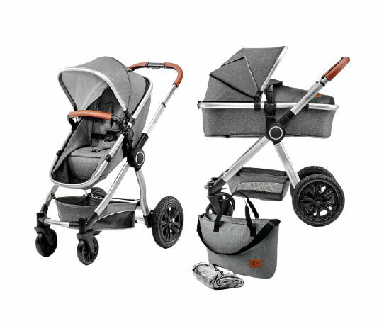 Kočárek kombinovaný Veo grey 2v1 Kinderkraft porovnat ceny
