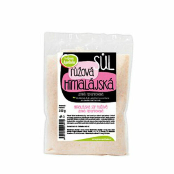GREEN APOTHEKE Sůl himalájská růžová jemná 500 g porovnat ceny
