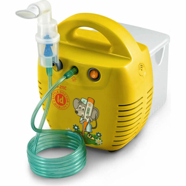 LITTLE DOCTOR Kompresorový inhalátor LD-211C žlutý porovnat ceny