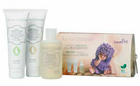 Anne Geddes cestovní balení pro děti, pěna do koupele 75ml + krém na tělo 50ml + krém na obličej 50ml porovnat ceny