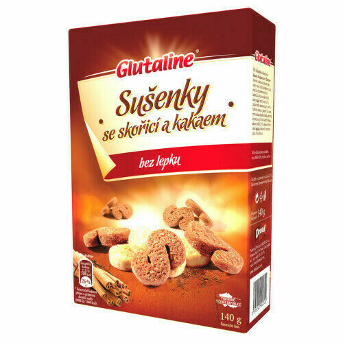 Glutaline sušen.skořice kakao bez lepku DRUID 140g porovnat ceny