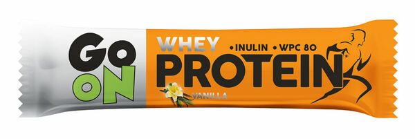 GO ON Proteinová tyčinka s příchutí vanilky 50g porovnat ceny