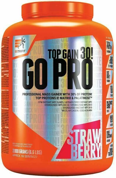 Extrifit Go Pro 30 3kg jahoda porovnat ceny