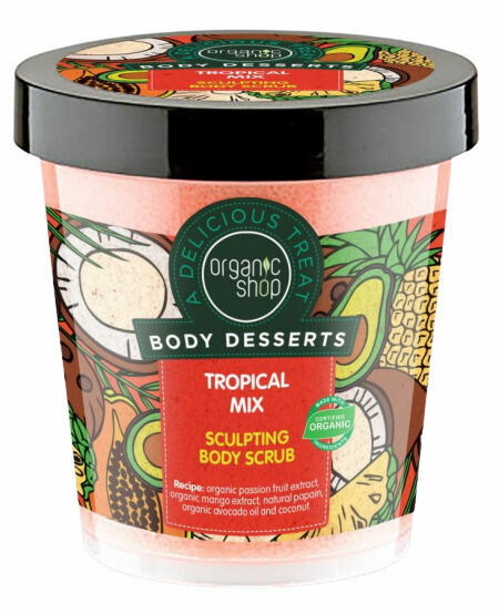 Organic Shop,Tropický mix, Tělový peeling,450ml porovnat ceny