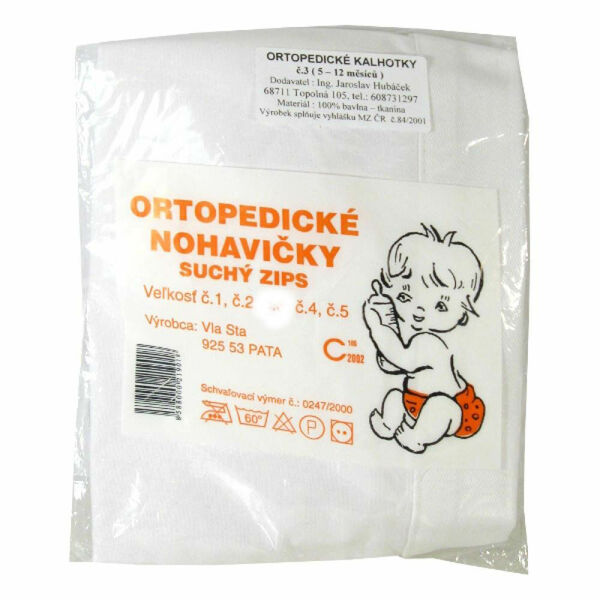 Kalhotky ortopedické kojenecké velikost č. 1 suchý zip porovnat ceny