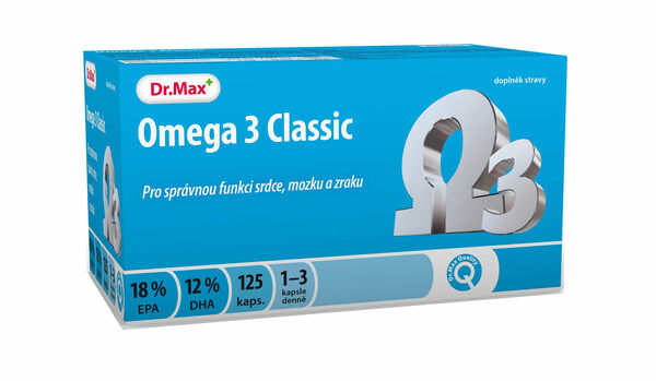 Dr.Max Omega 3 Classic 125 kapslí porovnat ceny