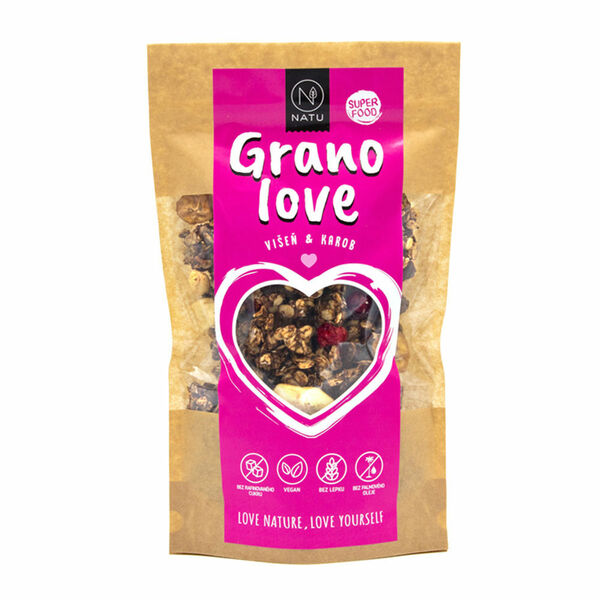NATU Granolove Višeň & Karob 350 g porovnat ceny