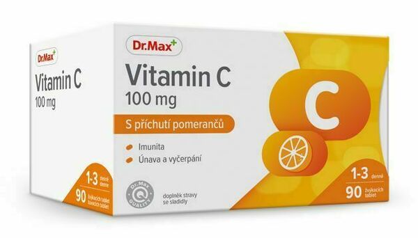 Dr.Max Vitamin C 100 mg 90 žvýkacích tablet porovnat ceny