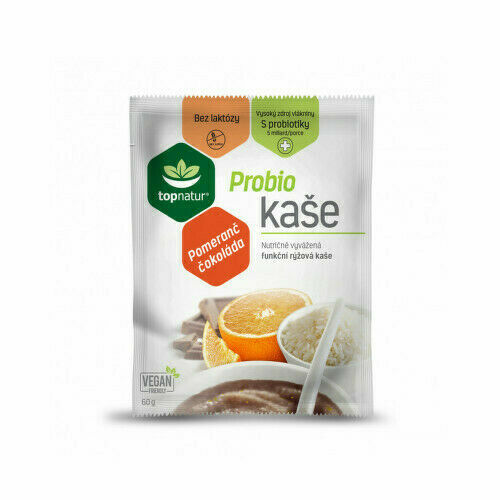 Probio kaše pomeranč & čokoláda 25x60g TOPNATUR porovnat ceny