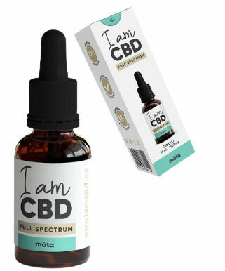 I am CBD Full spectrum CBD olej 15% máta 10ml porovnat ceny
