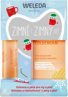 Weleda Zimní set Coldcream 30ml + Tyčinka na rty Everon porovnat ceny