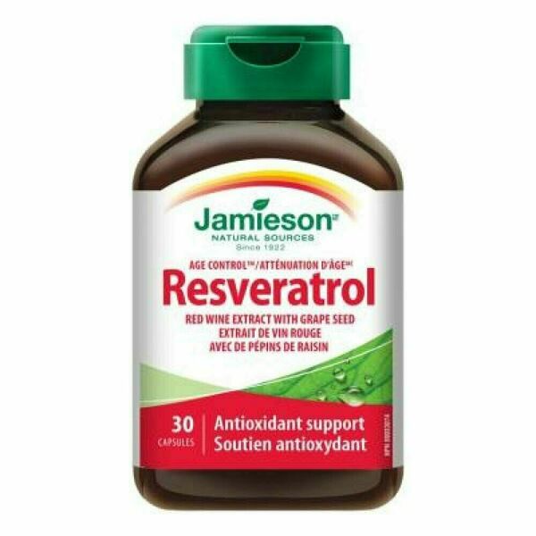 Jamieson Resveratrol 50mg extrakt z červeného vína 30 kapslí porovnat ceny