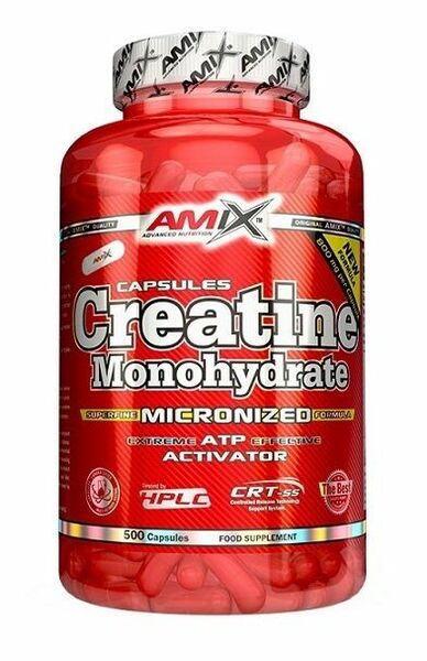 Amix Creatine monohydrate 800mg, 500 kapslí porovnat ceny