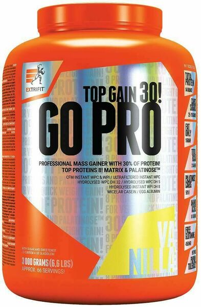 Extrifit Go Pro 30 3kg vanilka porovnat ceny