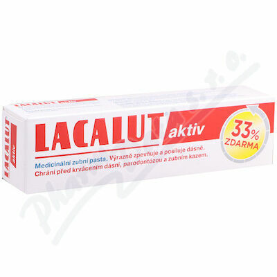 Dr.Theiss  Lacalut Aktiv zubní pasta 100ml 33% ZDARMA porovnat ceny