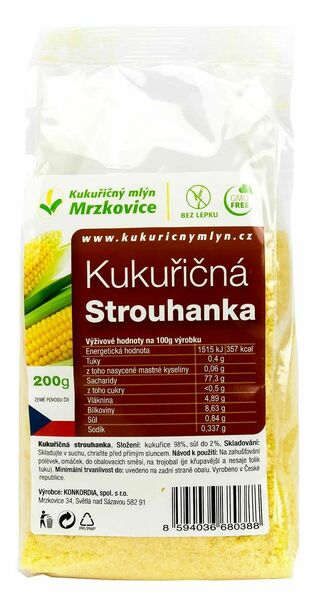 Kukuřičný mlýn Mrzkovice Kukuřičná strouhanka 200g porovnat ceny