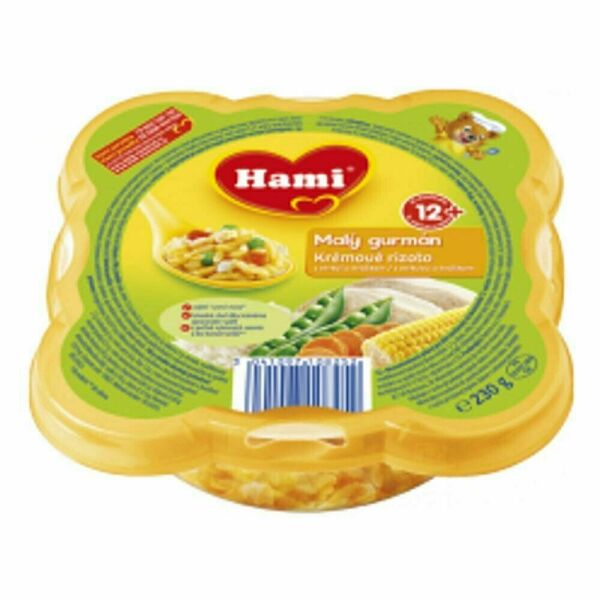 HAMI Malý Gurmán krémové rizoto s mrkví a hráškem 230 g porovnat ceny