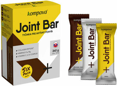 Kompava Joint Bar SIXpack tyčinka pro aktivní pohyb, mix 6x40g porovnat ceny