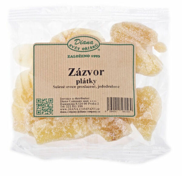 Diana Company Zázvor plátky 100g porovnat ceny