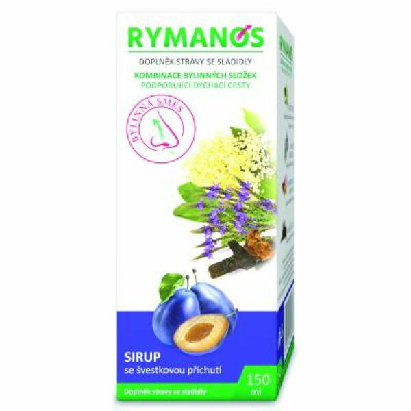 RYMANOS sirup se švestkovou příchutí 150 ml porovnat ceny