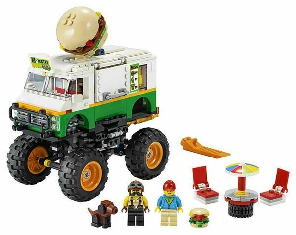 Lego Hamburgerový monster truck 31104 porovnat ceny