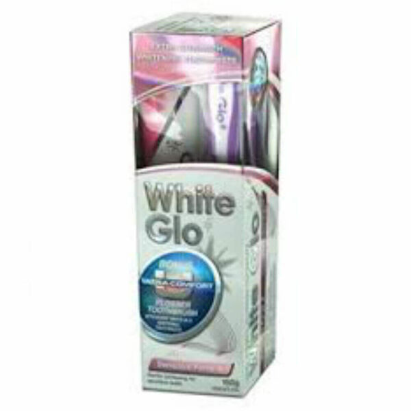 WHITE GLO Sensitive Forte 150 g  + plus kartáček na zuby a mezizubní kartáčky porovnat ceny