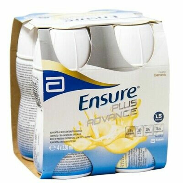 ENSURE PLUS Advance banánová příchuť 4 x 220 ml porovnat ceny